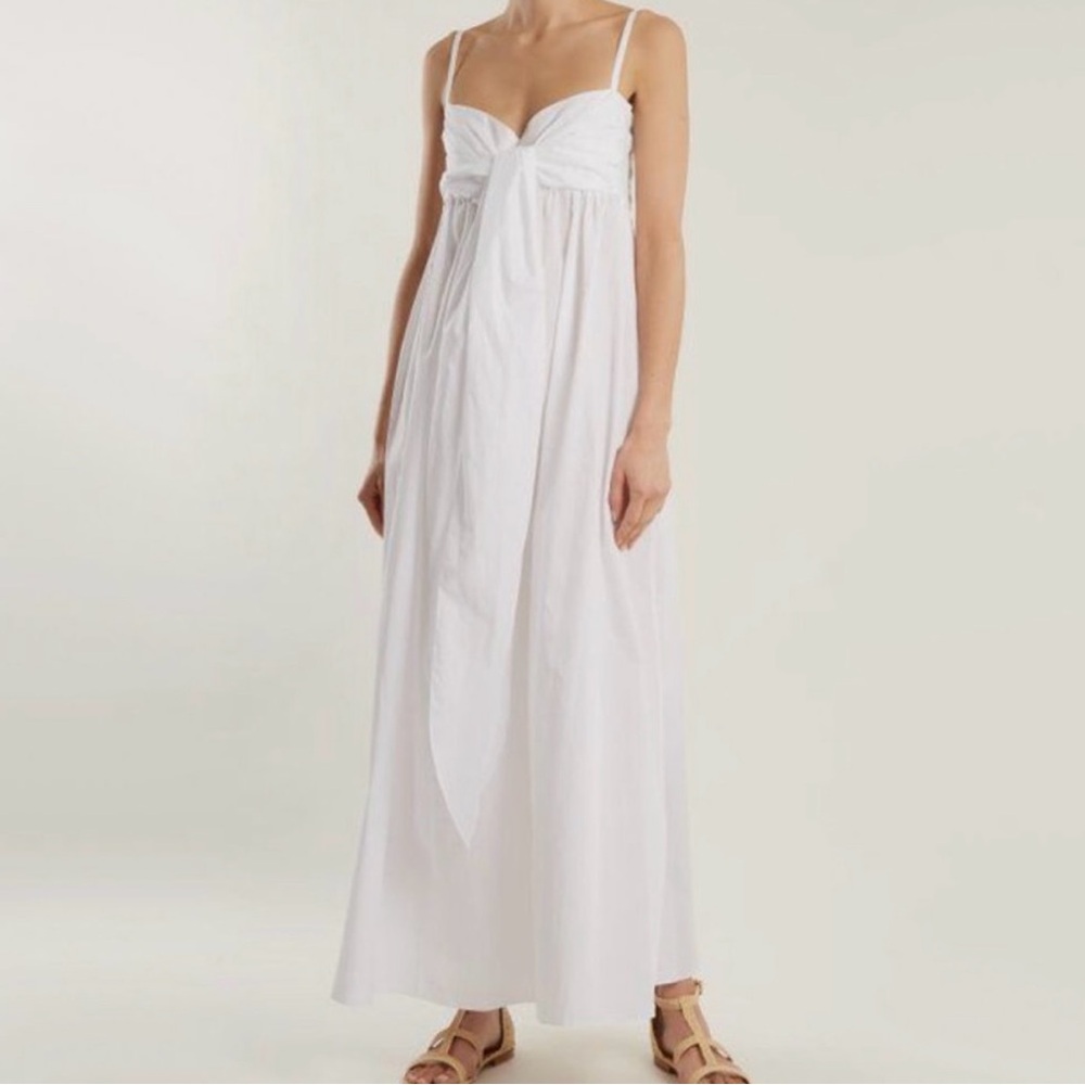 Three Graces White Cotton “Adele” Dress. Size 14 UK (10 U.S.) - Picture 2 of 7